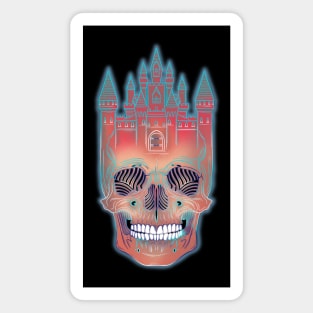 Skull King of the Castle Magnet